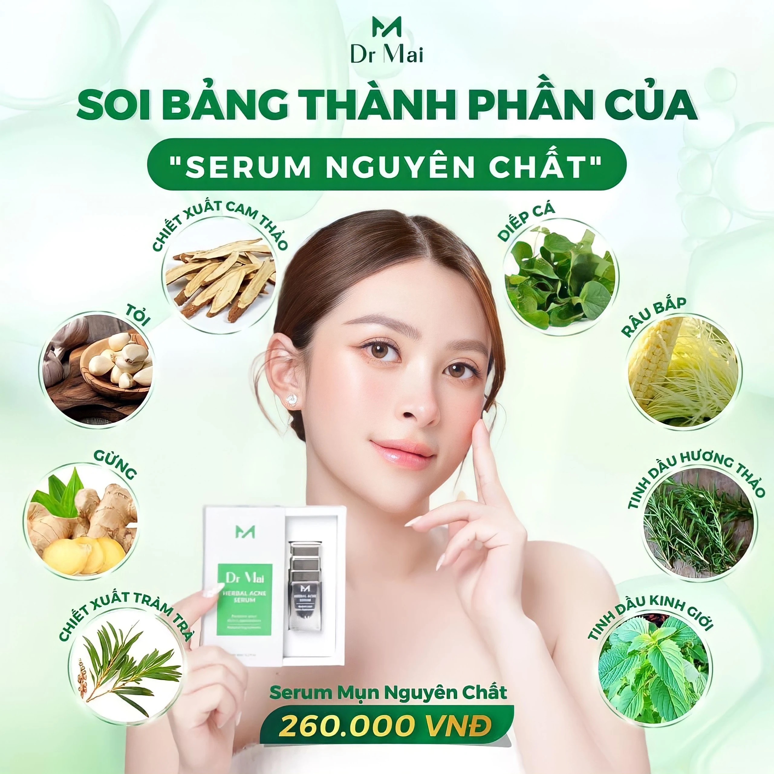 Serum mụn Dr Mai ACNE Herbal