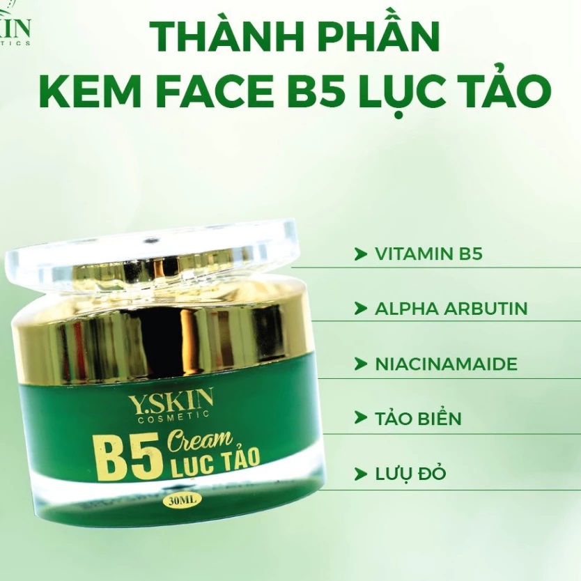 Kem face dưỡng trắng da B5 Lục Tảo YSKIN