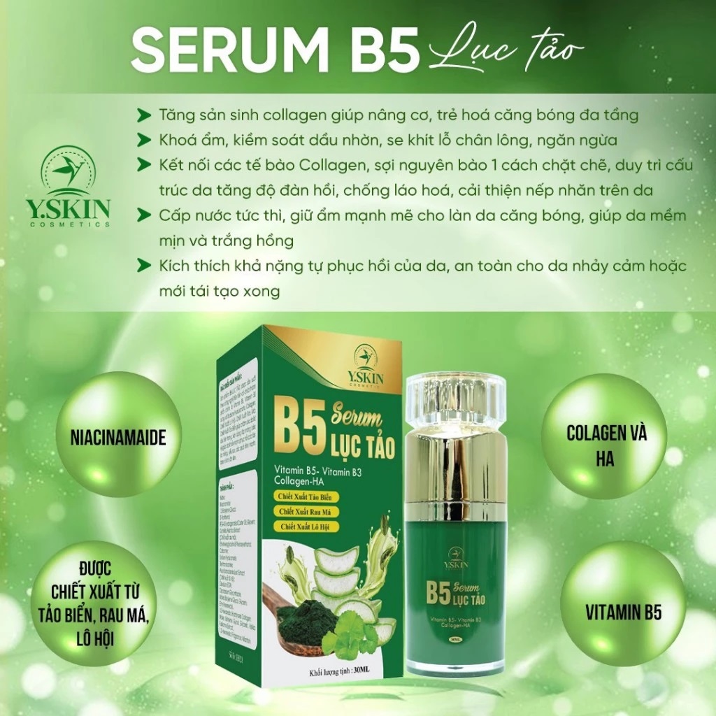 Serum B5 Lục Tảo YSKIN