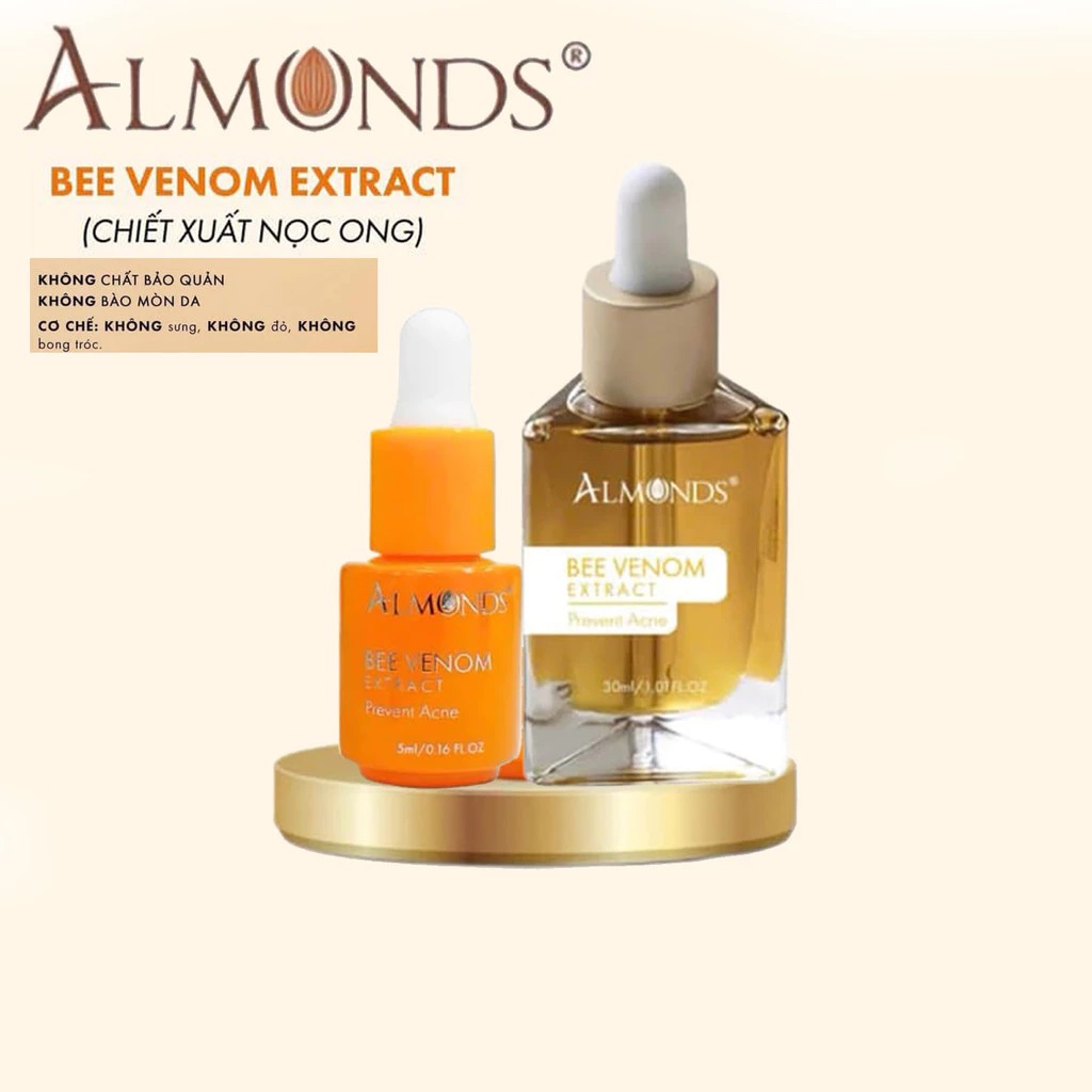Serum mụn nọc ong Almonds