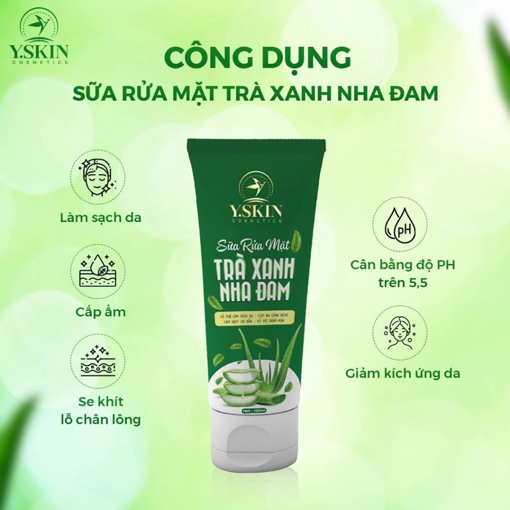 Sữa rửa mặt trà xanh Yskin