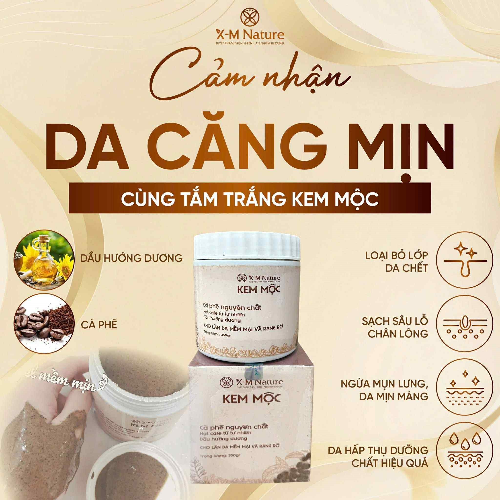 Tắm trắng kem mộc